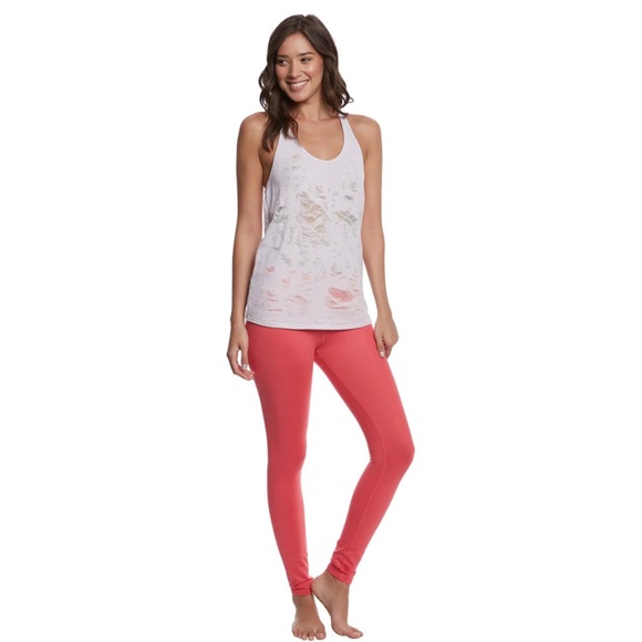 RARE! 🦄 NWT ALO Yoga Distressed Pure Tank L White DISCONTINUED - Picture 4 of 11